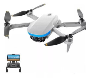 Drone Lsrc S6S Mini com 2 Baterias, 2 Câmeras 4K, GPS e Motores Brushless - Cor Branco