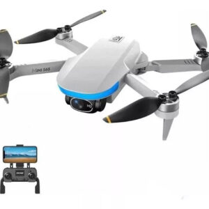 Drone Lsrc S6S Mini com 2 Baterias, 2 Câmeras 4K, GPS e Motores Brushless - Cor Branco