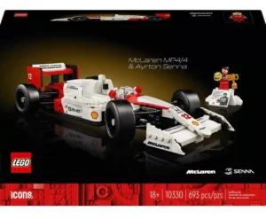 LEGO Icons Tributo Ayrton Senna McLaren – Modelo 10330-Tributo ao Lendário Piloto