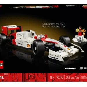 LEGO Icons Tributo Ayrton Senna McLaren – Modelo 10330-Tributo ao Lendário Piloto