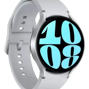 Smartwatch Galaxy Watch 6 BT 44mm Prata Samsung, Pulseira Lisa, Design Elegante