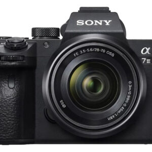Câmera Sony Alpha 7 III Kit Mirrorless, Cor Preto, Alta Performance e Qualidade Profissional