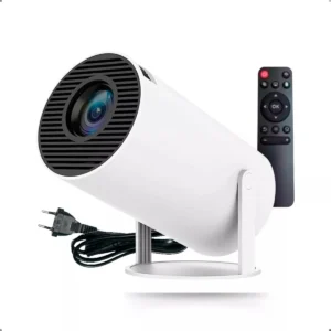 Mini Projetor Portátil 4K Android Full HD Smart Wi-Fi Cinema - Projetor Hy300 Wifi HD 200ANSI