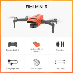 FIMI MINI 3 Drone AI Super Night 4K 60fps Gimbal 3-Eixos 9km Alcance Design Leve
