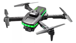 Mini Drone S160 com Câmera, Controle, LEDs e Motor Brushless - Pacote Completo