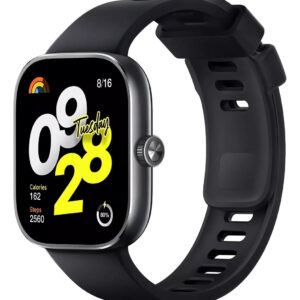Redmi Watch 4 1.97" Tela Caixa de Alumínio Pulseira Obsidian Black Cor Preta elegant