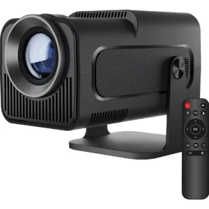 Projetor HY320 Mini Bahrein 12000 Lúmens, 720p, HDMI/Bluetooth, com Tela - Preto